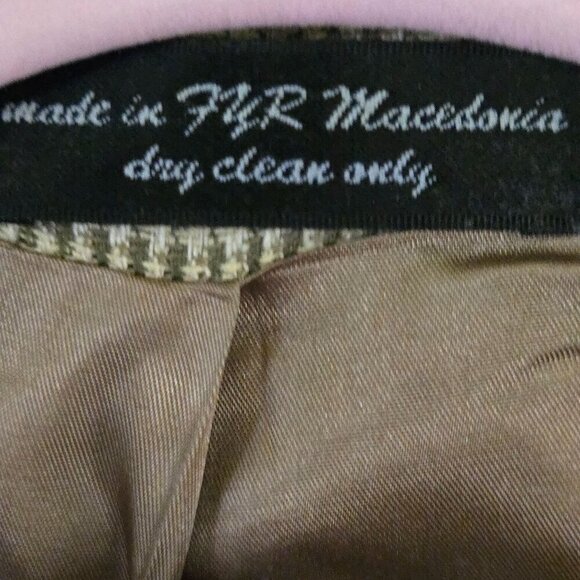 Gianfranco Ruffini Men's silk Blend Neutral Tweed 3 Button Sport Jacket Size 44R - Picture 5 of 8